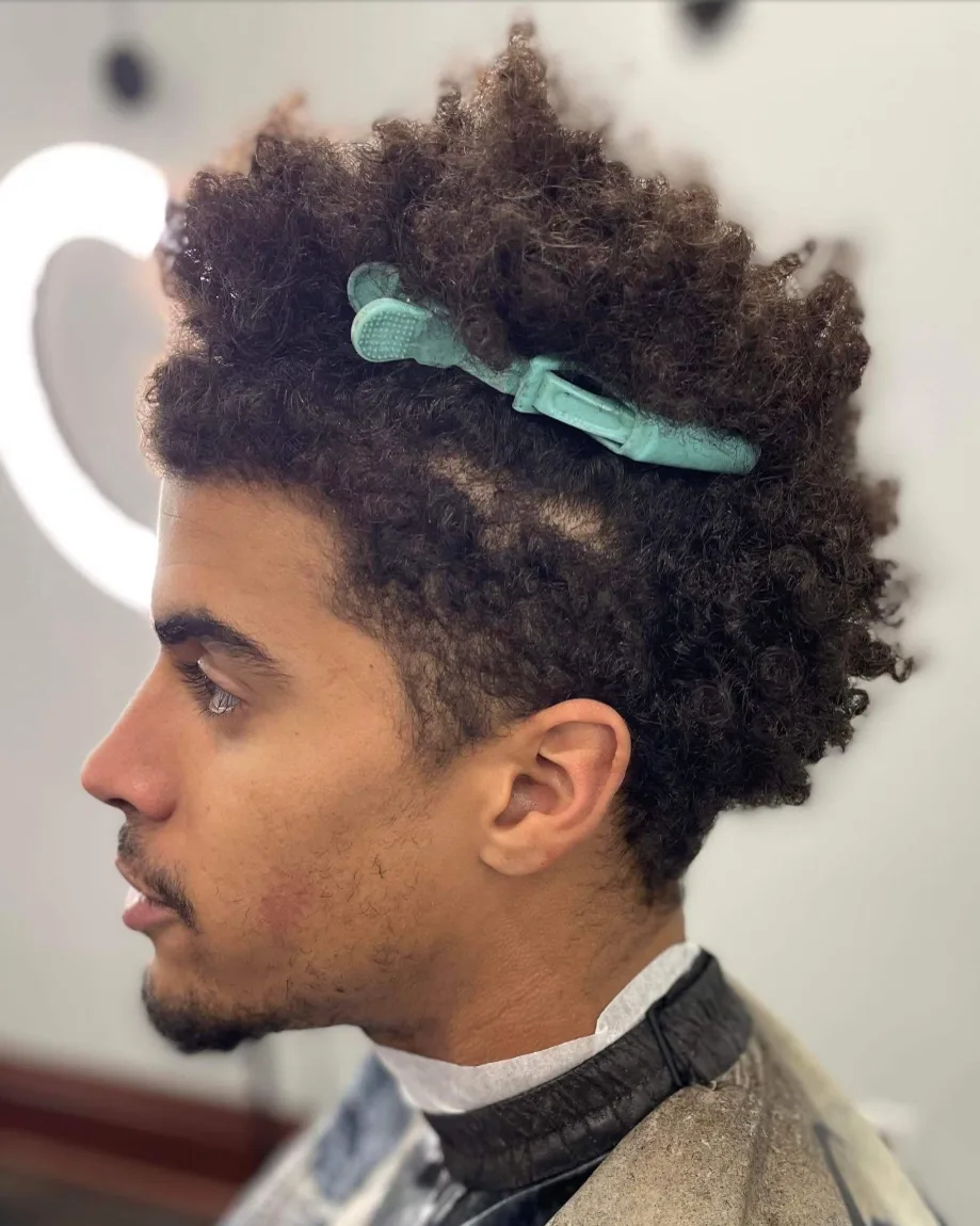 Before green clip taper