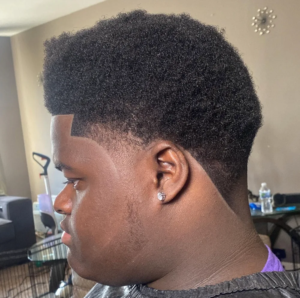 Finished Marqi Cutz haircut