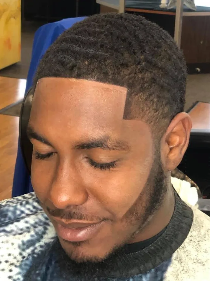 Finished Marqi Cutz haircut